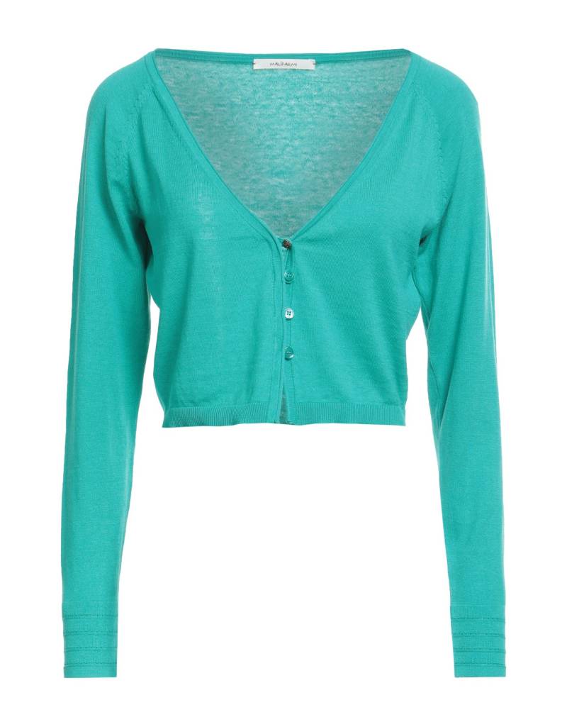 MALÌPARMI Strickjacke Damen Smaragdgrün von MALÌPARMI