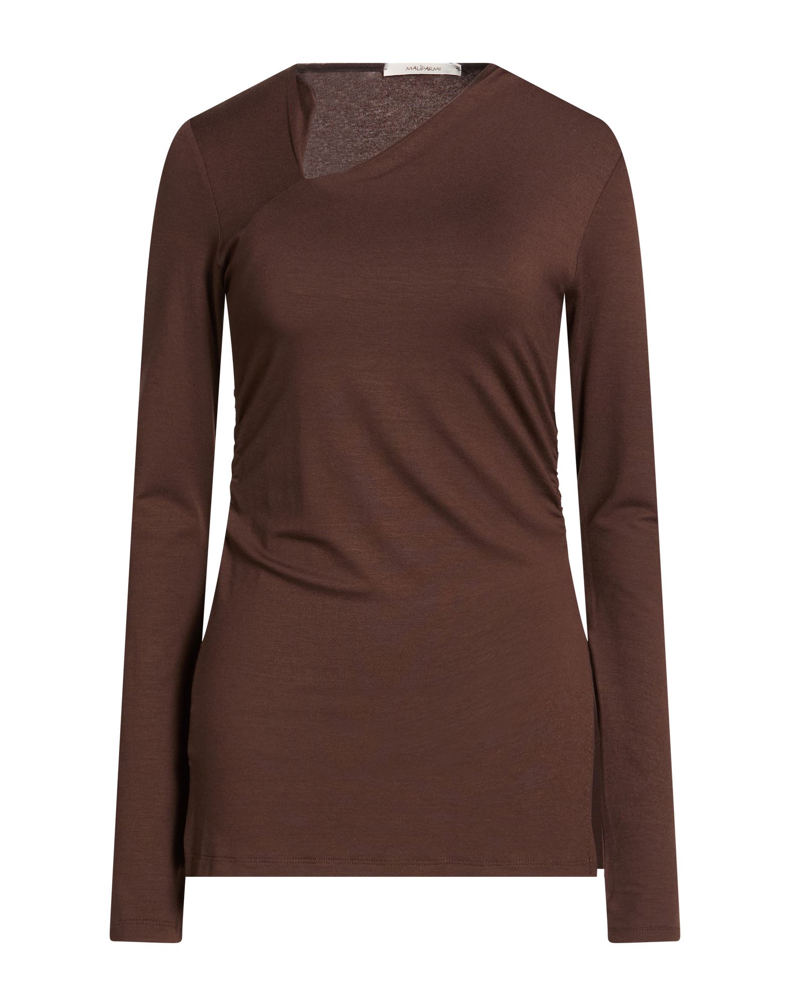 MALÌPARMI T-shirts Damen Dunkelbraun MALÌPARMI T-shirts Damen Dunkelbraun von MALÌPARMI