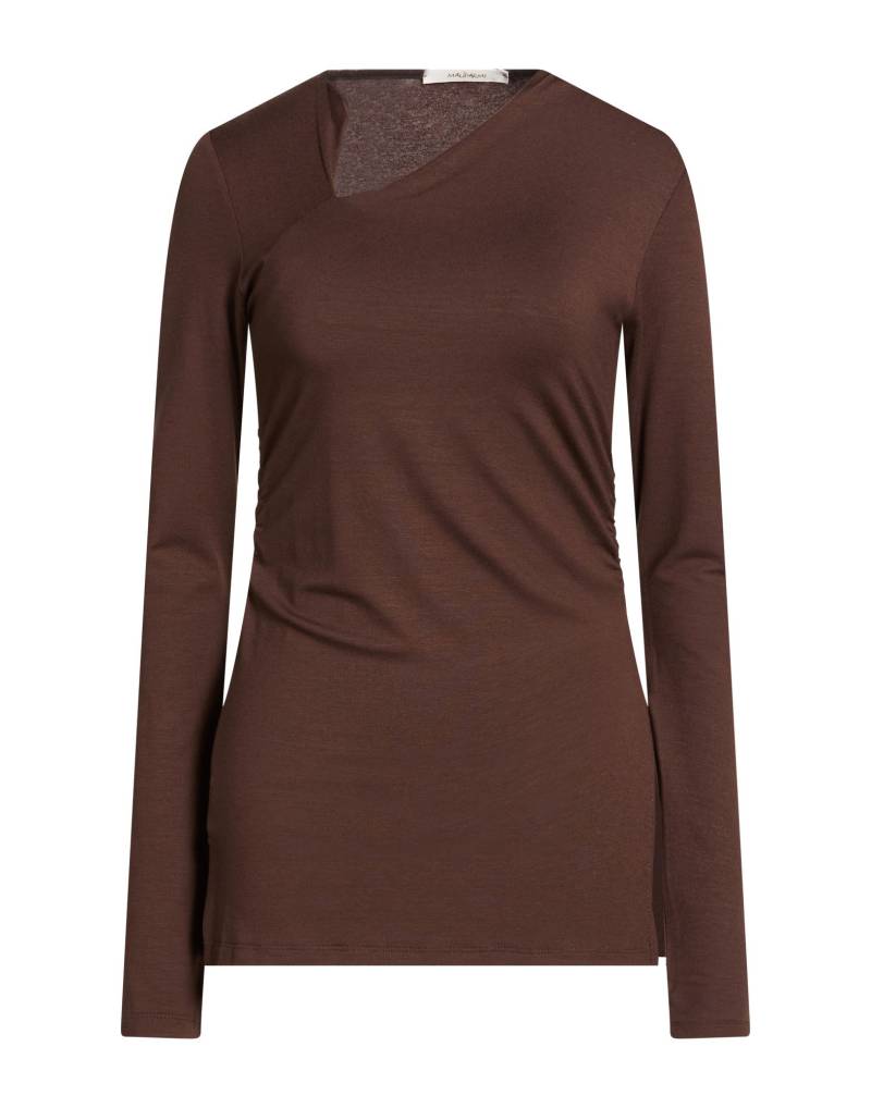 MALÌPARMI T-shirts Damen Dunkelbraun von MALÌPARMI