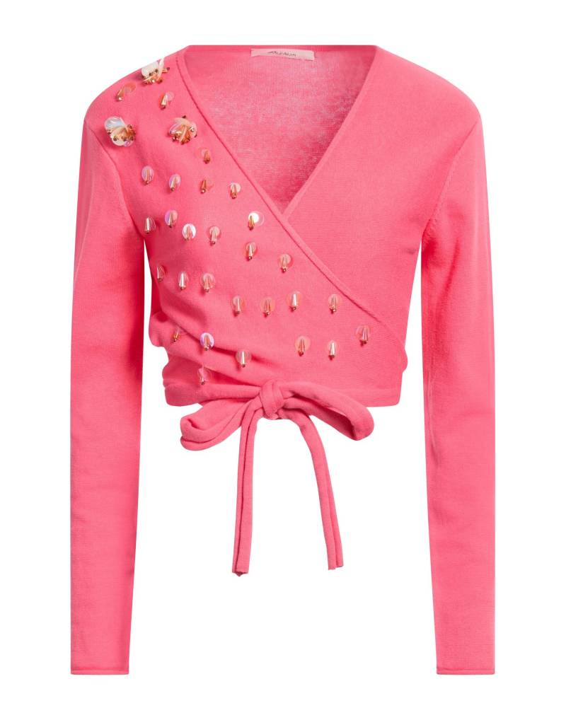 MALÌPARMI Wickelpullover Damen Purpur von MALÌPARMI