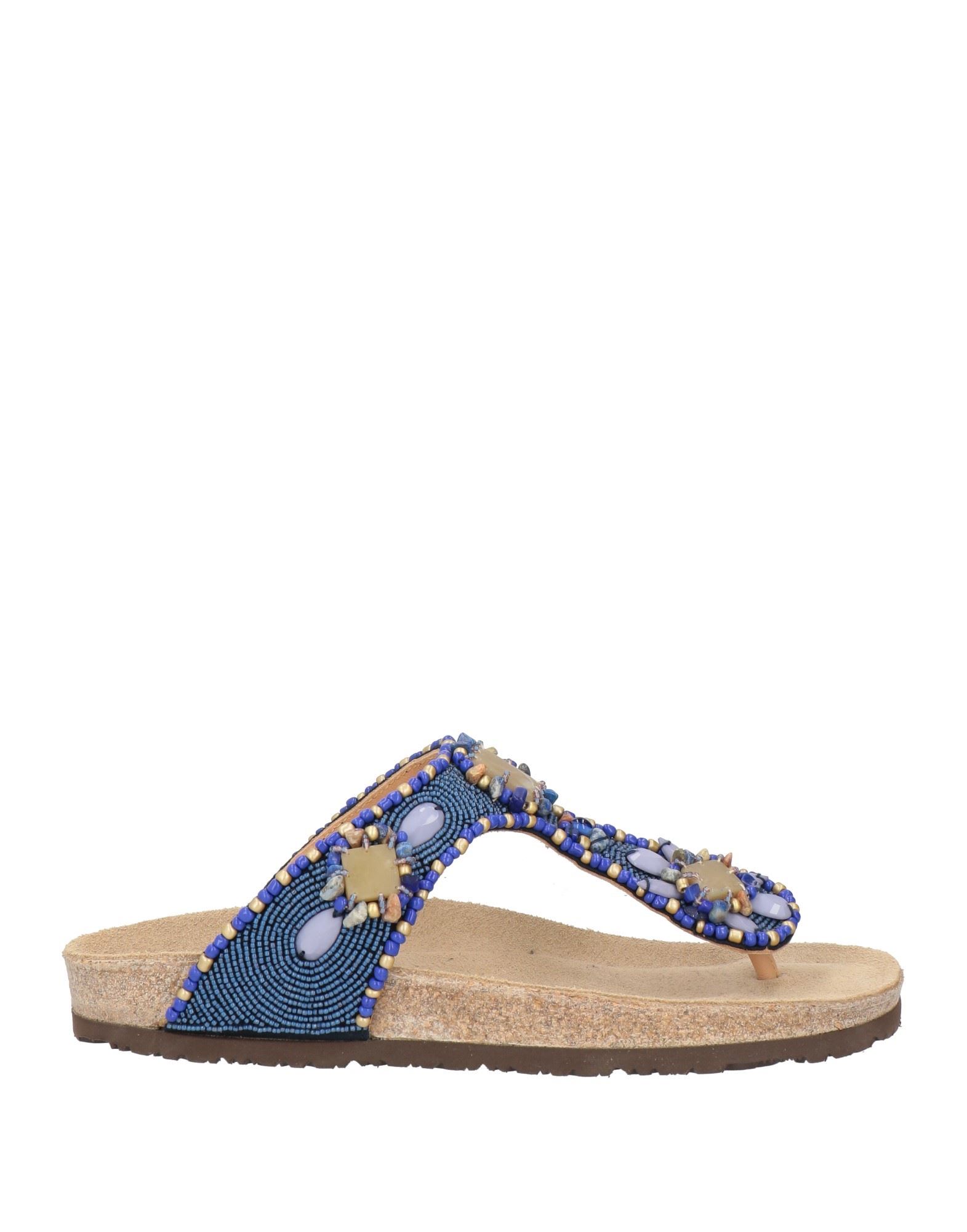 MALÌPARMI Zehentrenner Damen Taubenblau von MALÌPARMI