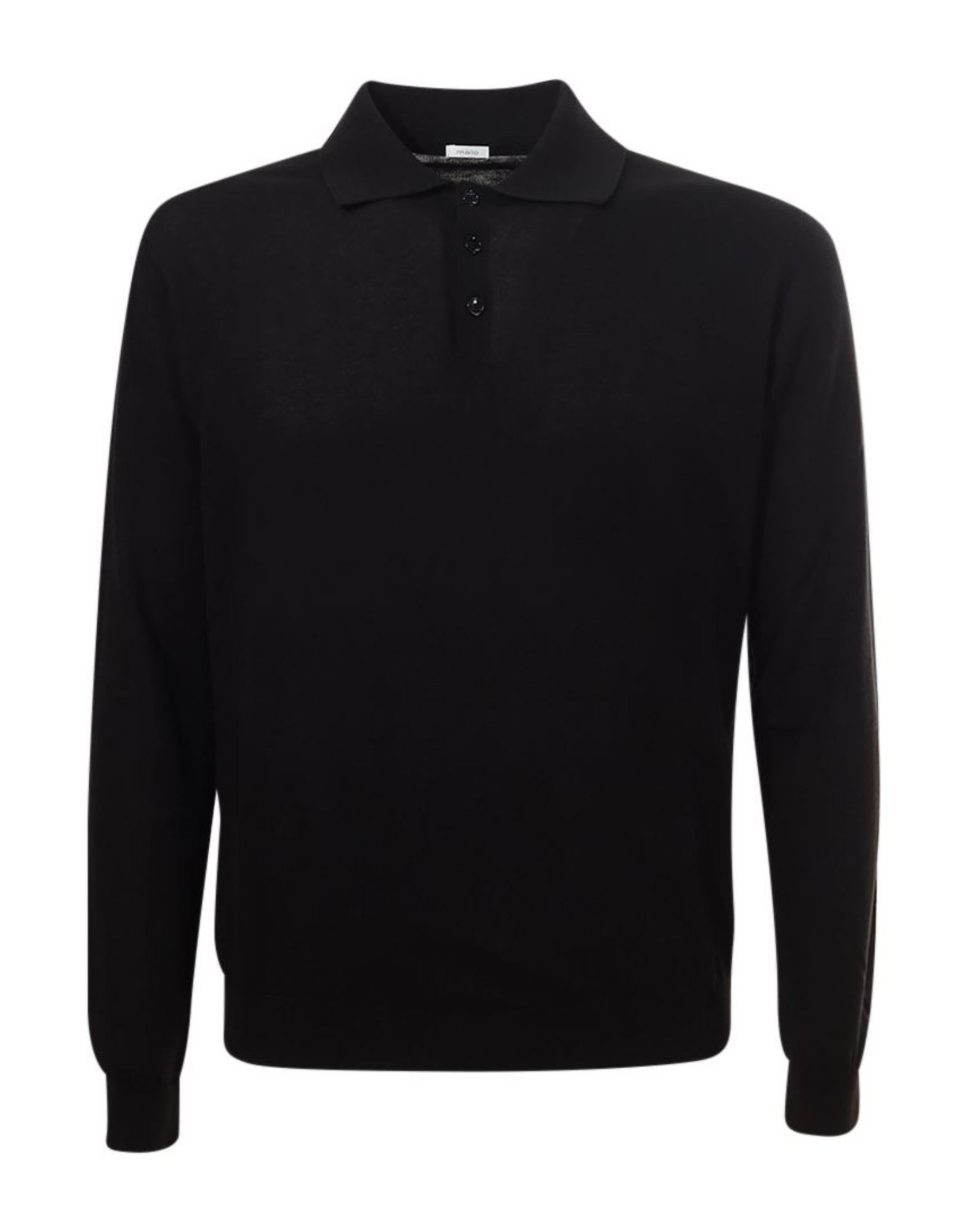 MALO Poloshirt Herren Schwarz von MALO