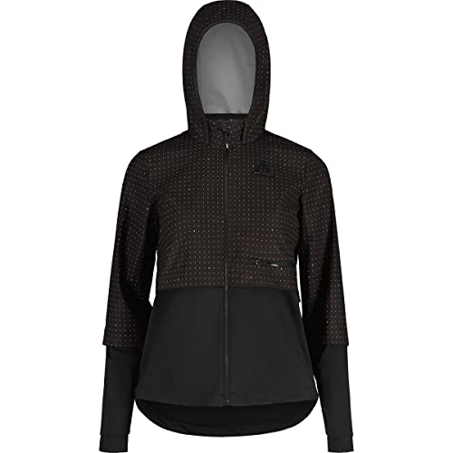 Maloja W Birnem. Jacke Schwarz - Funktionelle wasserabweisende Damen Multisport Jacke, Größe L - Farbe Moonless Dotgrid von Maloja