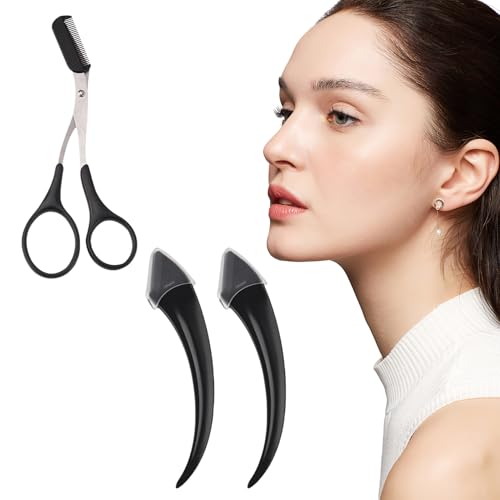 3 Stück Augenbrauenrasierer,Augenbrauen Bürste,Augenbrauenschere,Augenbrauen Kamm,Augenbrauentrimmer,Wimpernkamm,Augenbrauenbürste,Eyebrow Trimmer,Kamm Männer,Augenbrauenbürstchen für Frauen (Schwarz) 3 Stück Augenbrauenrasierer,Augenbrauen Bürste,Augenbrauenschere,Augenbrauen Kamm,Augenbrauentrimmer,Wimpernkamm,Augenbrauenbürste,Eyebrow Trimmer,Kamm Männer,Augenbrauenbürstchen für Frauen (Schwarz) von MALOUSUN