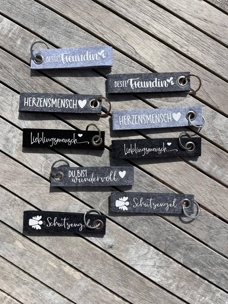 Schlüsselanhänger Aus Filz Schlüsselanhänger Aus Filz von MALOUundmeer