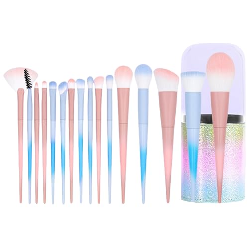 16-teiliges Make-up-Pinsel-Set für das gesamte Gesicht, Lidschatten-Pinsel, Basis-Pinsel-Set, Kosmetikpinsel für Damen von MALSSE