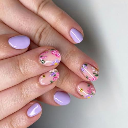 24 quadratische Nägel zum Aufdrücken, glänzende Designs, französische künstliche Acryl-Klebstoffe für Frauen, Sarg, Mandel, französische Spitze auf Nägeln von MALSSE