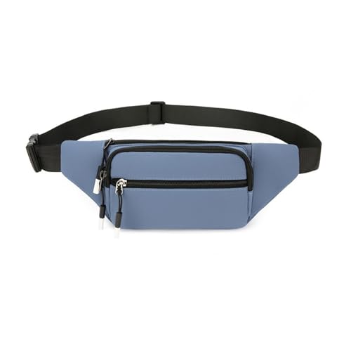 Damen-Hüfttasche mit verstellbarem Riemen, große Kapazität, modische Crossbody-Brusttasche, große Kapazität, schöne Taille, Crossbody, himmelblau, Mass Beauty von MALSSE