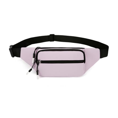 Damen-Hüfttasche mit verstellbarem Riemen, große Kapazität, modische Crossbody-Brusttasche, große Kapazität, schöne Taille, Crossbody, violett, Mass Beauty von MALSSE