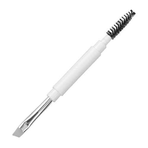 Doppelseitiger Make-up-Pinsel mit Kappen, Reise-Kosmetikpinsel, Lippe, Augenbrauen, Wimpern, Mascara-Pinsel, Unisex, Geschenke, doppelseitiger Make-up-Pinsel mit Kappen von MALSSE