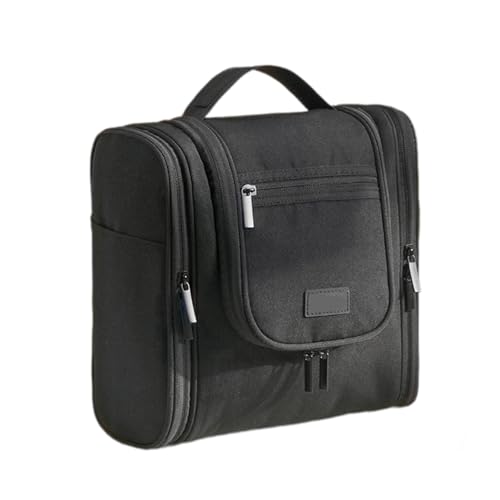 Elegante Reise-Kosmetiktasche mit großem Fassungsvermögen, stilvolle hängende Make-up-Tasche, Aufbewahrung, organisiert für Damen und Mädchen, tragbare Rasiertasche, Schwarz , Mass Beauty Elegante Reise-Kosmetiktasche mit großem Fassungsvermögen, stilvolle hängende Make-up-Tasche, Aufbewahrung, organisiert für Damen und Mädchen, tragbare Rasiertasche, Schwarz , Mass Beauty von MALSSE