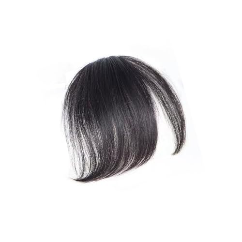 Haarteil mit schrägem Pony, Faser, schnelle Frisur, natürliches Aussehen, Haarteil für Damen, tägliches Tragen, synthetischer Pony von MALSSE