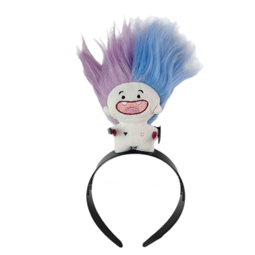 Halloween-Haarband in Puppenform für Damen, Studenten, Fotografie, Haarband, Stoffpuppenform, Waschen des Gesichts, Stirnbänder von MALSSE