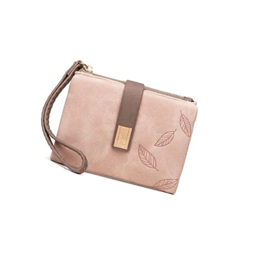 Kompakte Geldbörsen für Damen, zweifache Clutches, modische PU-Ledergeldbörse, Kreditkartenhalter, Geldtasche, Reise-Geldbörse, Bifold Clutch, B, Mass Beauty von MALSSE
