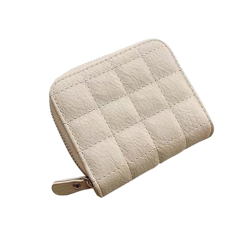 Kompakte kleine Geldbörse für Damen, koreanische Münzbörse mit Reißverschluss, mit Stickerei, eleganter PU-Kartenhalter für den täglichen Gebrauch, PU-Geldbörse, D, Mass Beauty von MALSSE