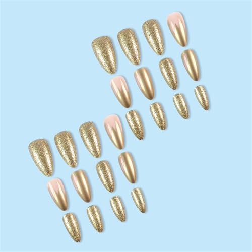 Künstliche Fingernägel, künstliche Fingernägel, zum Aufkleben, für Damen und Mädchen, Geschenke zum Aufkleben auf künstliche Nägel von MALSSE