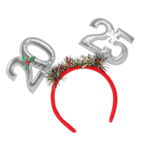 MALSSE 2025 Fashion Hair Hoop Birthday Party Headwear Glitters Hair Rings Protable For New Year's Parties And Festive Occasions von MALSSE
