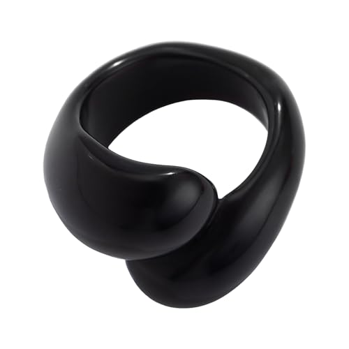 MALSSE Bunte Doppeltröpfchen-Acrylringe, handgefertigtes Accessoire, Statement-Schmuck für Frauen, Partykleidung, Fingerzubehör, trendiges Damen-Accessoire, Einheitsgröße, Wie beschrieben, Wie MALSSE Bunte Doppeltröpfchen-Acrylringe, handgefertigtes Accessoire, Statement-Schmuck für Frauen, Partykleidung, Fingerzubehör, trendiges Damen-Accessoire, Einheitsgröße, Wie beschrieben, Wie von MALSSE