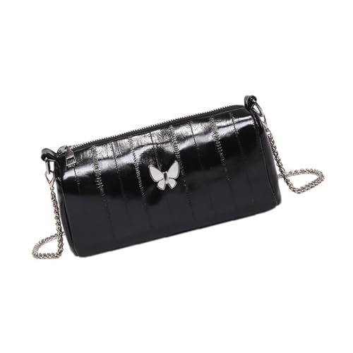 MALSSE Damen-Handtasche, Kettenriemen, Umhängetasche, Schmetterling, Kuriertasche, trendig, Shopping, Dating, PU-Leder, Schulterriemen, Schulterriemen, PU-Leder, Umhängetasche, lässiger Kuriertasche MALSSE Damen-Handtasche, Kettenriemen, Umhängetasche, Schmetterling, Kuriertasche, trendig, Shopping, Dating, PU-Leder, Schulterriemen, Schulterriemen, PU-Leder, Umhängetasche, lässiger Kuriertasche von MALSSE