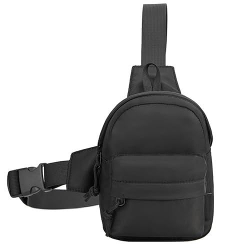 MALSSE Einzigartige Umhängetasche mit verstellbarem Riemen, ergonomische Brusttasche, Umhängetasche für Reisen und den täglichen Gebrauch, kompakt, großes Fassungsvermögen von MALSSE