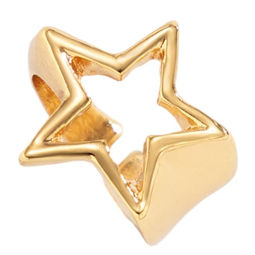 MALSSE Elegante Stern-Ringe-Kollektion, stilvolle Sternverzierung, trendiges Accessoire für Damen, modische Ringe, Gold, Wie beschrieben, Wie beschrieben von MALSSE