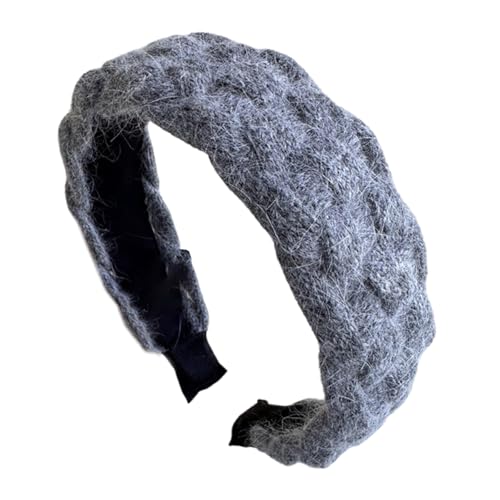 MALSSE Geflochtene Stoff-Stirnbänder für Damen, bequemes Haarzubehör, elastisches Stirnband, stilvolle Kopfbedeckung für den täglichen Gebrauch von MALSSE