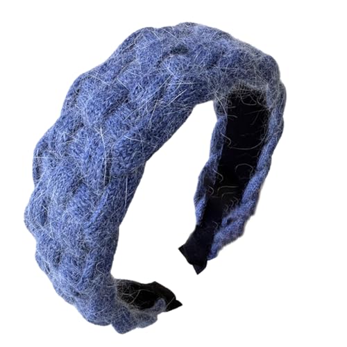 MALSSE Geflochtene Stoff-Stirnbänder für Damen, bequemes Haarzubehör, elastisches Stirnband, stilvolle Kopfbedeckung für den täglichen Gebrauch von MALSSE