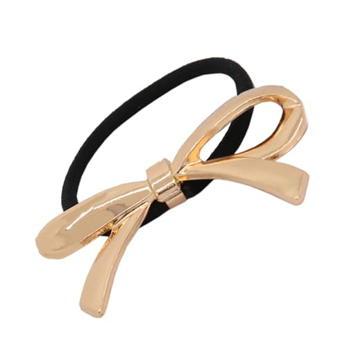 MALSSE Metall-Haargummis mit einzigartigen Designs für trendiges Damen-Haarstyling, elastische Haargummis, modisches Haar-Accessoire von MALSSE