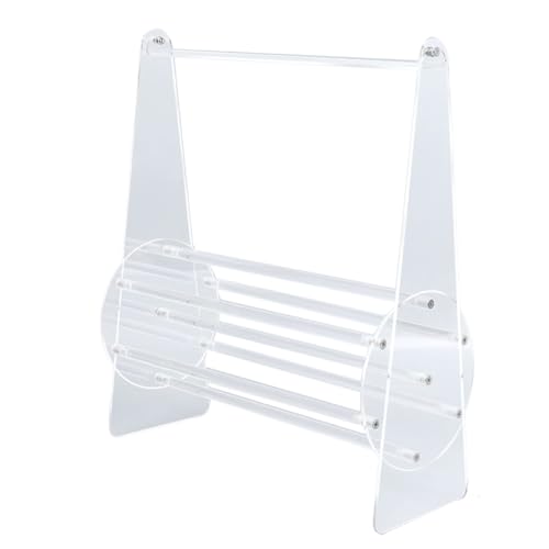 MALSSE Modischer, robuster Acryl-Haar-Accessoire-Ständer, platzsparend, effizient, Organizer für Schlafzimmer oder Ankleidezimmer, Kopfband-Display von MALSSE
