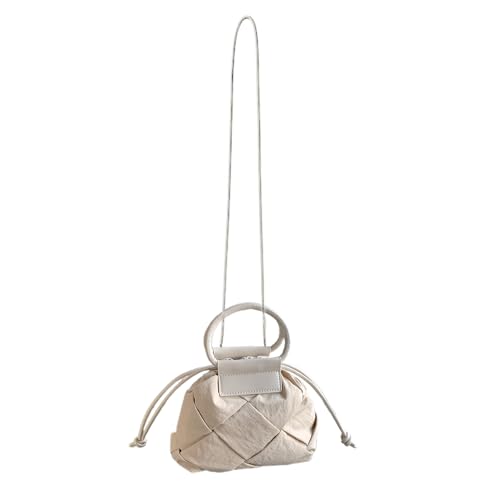 MALSSE Stilvolle, gesteppte Umhängetasche, gepolstert, Nylon, lässige Umhängetasche mit verstellbarem Riemen, ideal für Damen, lässige Schultertasche, beige, One Size MALSSE Stilvolle, gesteppte Umhängetasche, gepolstert, Nylon, lässige Umhängetasche mit verstellbarem Riemen, ideal für Damen, lässige Schultertasche, beige, One Size von MALSSE