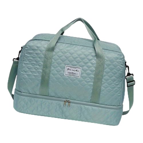 MALSSE Vielseitige Sport-Schultertasche mit wasserabweisender Trennwand und mehreren Taschen für organisiertes Packen von Gepäck, blau, One Size MALSSE Vielseitige Sport-Schultertasche mit wasserabweisender Trennwand und mehreren Taschen für organisiertes Packen von Gepäck, blau, One Size von MALSSE