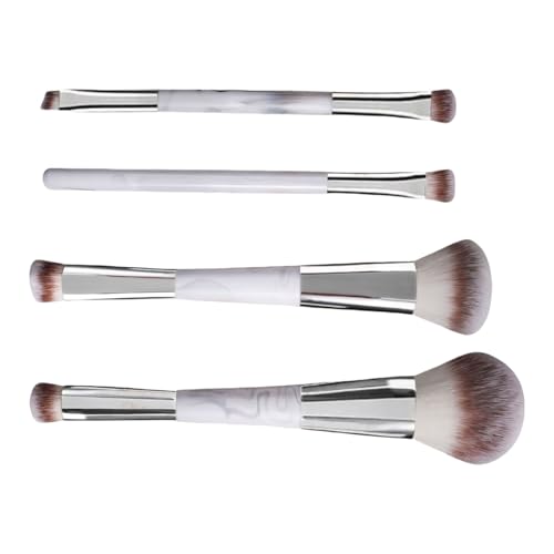 Make-up-Pinsel-Set, doppelseitig, für flüssigen Concealer, Rouge, Lidschatten, Konturen, Bronzer, Puder, Reise-Make-up-Kits, 4 Stück von MALSSE