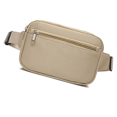 Mehrzweck-Brusttasche für Damen und Herren, mit mehreren Taschen, Segeltuch, Umhängetasche, Umhängetasche, Sporttasche, Umhängetasche, aprikose, One Size Mehrzweck-Brusttasche für Damen und Herren, mit mehreren Taschen, Segeltuch, Umhängetasche, Umhängetasche, Sporttasche, Umhängetasche, aprikose, One Size von MALSSE