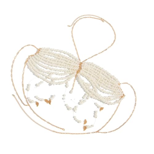 Mehrzweck-Perlen verzierte Körperkette, BH, Strandmode, Schmuck-Accessoire für modische Frauen, Damen, für den täglichen Gebrauch, Kostüme, Schmuck Mehrzweck-Perlen verzierte Körperkette, BH, Strandmode, Schmuck-Accessoire für modische Frauen, Damen, für den täglichen Gebrauch, Kostüme, Schmuck von MALSSE