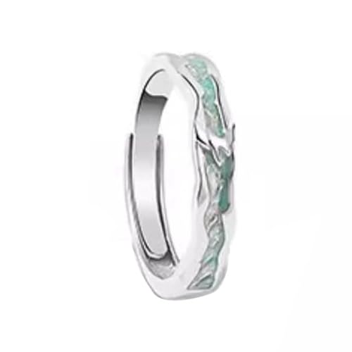 Mondförmige Ringe, vielseitig, offen, verstellbar, übertriebene, Unisex-Ornamente, minimalistisches Accessoire, trendiges Accessoire von MALSSE