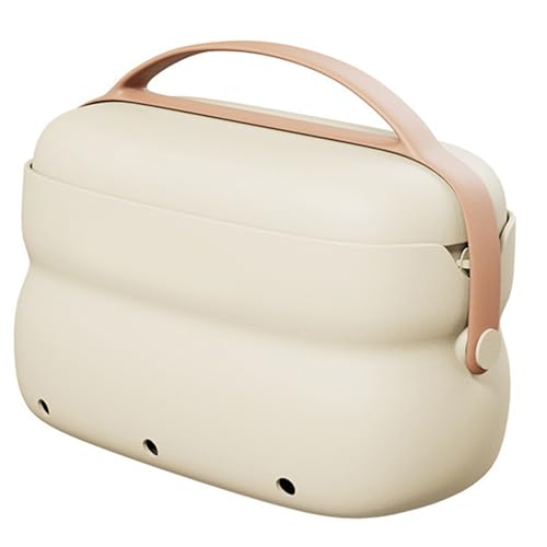 Stilvolle, wasserabweisende Make-up-Tasche, kompakte Kosmetiktasche mit Trocken-Nass-Trennung für Reisende, Büroangestellte und Studenten, tragbarer Kosmetik-Organizer, D, Einheitsgröße von MALSSE