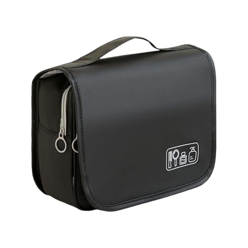 Stilvolle Reise-Kulturbeutel mit mehreren Taschen, Make-up-Tasche, Kosmetiktasche, einfach aufzuhängen, Reise-Organizer-Tasche, Schwarz , Mass Beauty Stilvolle Reise-Kulturbeutel mit mehreren Taschen, Make-up-Tasche, Kosmetiktasche, einfach aufzuhängen, Reise-Organizer-Tasche, Schwarz , Mass Beauty von MALSSE