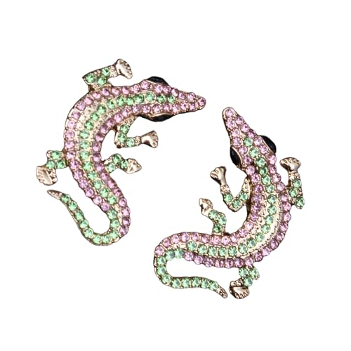 Stilvolle Tier-Ohrringe, funkelnde Strasssteine, stilvoller Damen-Ohrschmuck, geeignet für jugendliche Frauen und Mädchen für den täglichen Gebrauch, Einheitsgröße, Wie beschrieben, Wie beschrieben von MALSSE
