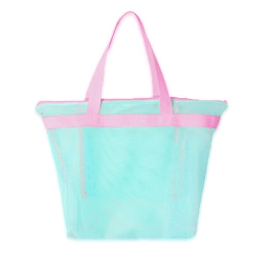 Strand-Spielzeugtasche, Netz-Strandtasche, große Kapazität, Handtasche, Reise-Kulturbeutel, für Kinder, Frauen und Mädchen, Spielzeug, Reise-Kulturbeutel, große Kapazität, Handtasche, Netzwäsche, B Strand-Spielzeugtasche, Netz-Strandtasche, große Kapazität, Handtasche, Reise-Kulturbeutel, für Kinder, Frauen und Mädchen, Spielzeug, Reise-Kulturbeutel, große Kapazität, Handtasche, Netzwäsche, B von MALSSE