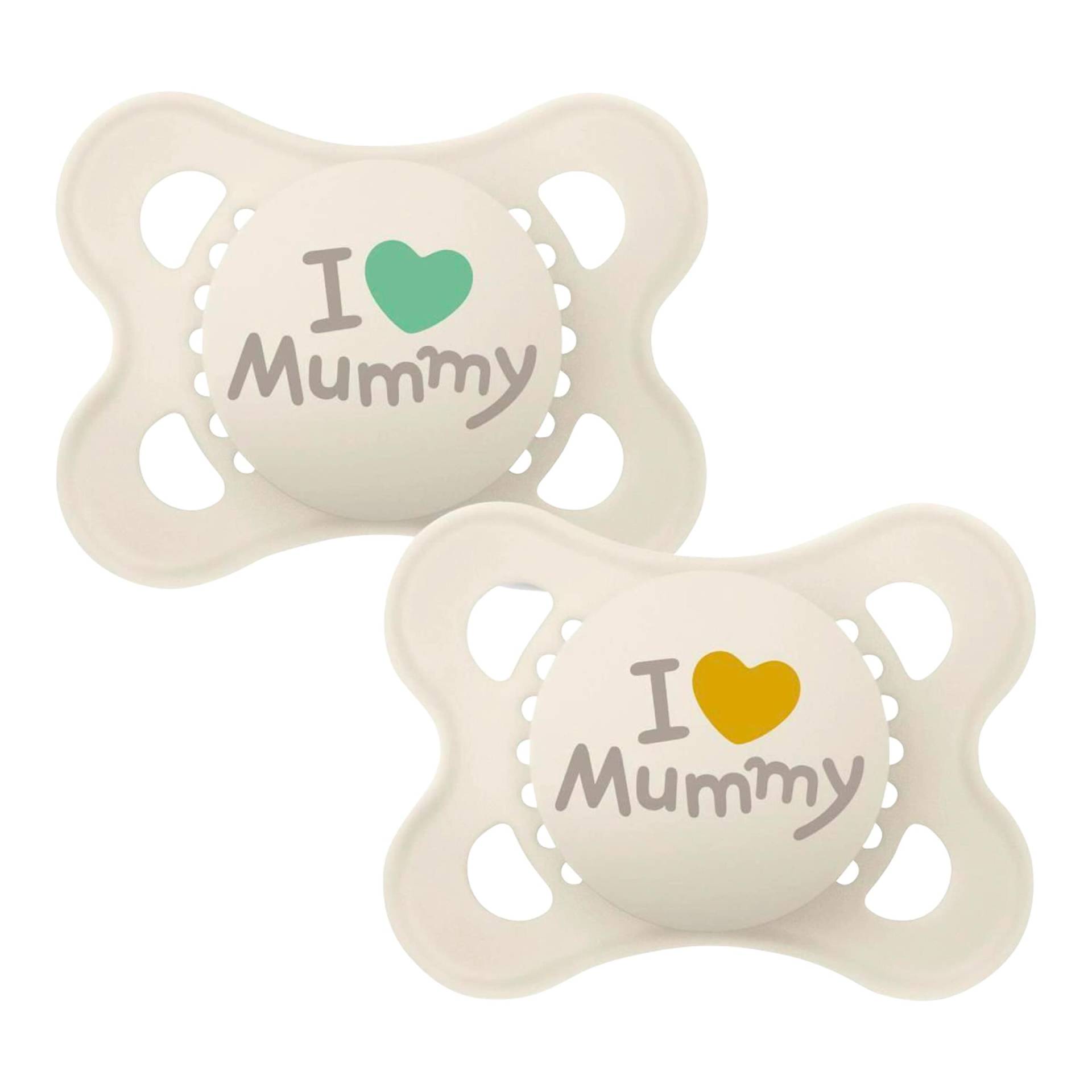 Mam 2er-Pack Schnuller Original Silikon, 0-6M von MAM