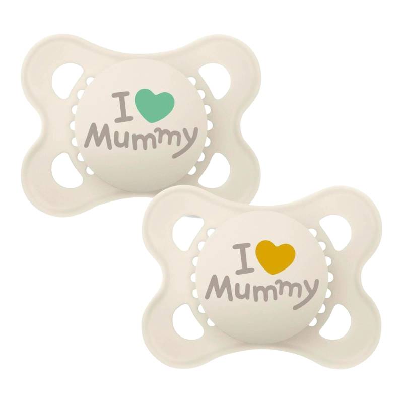 Mam 2er-Pack Schnuller Original Silikon, 0-6M von MAM
