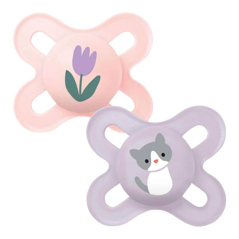 Mam 2er-Pack Schnuller Original Start Silikon, 0-2M von MAM