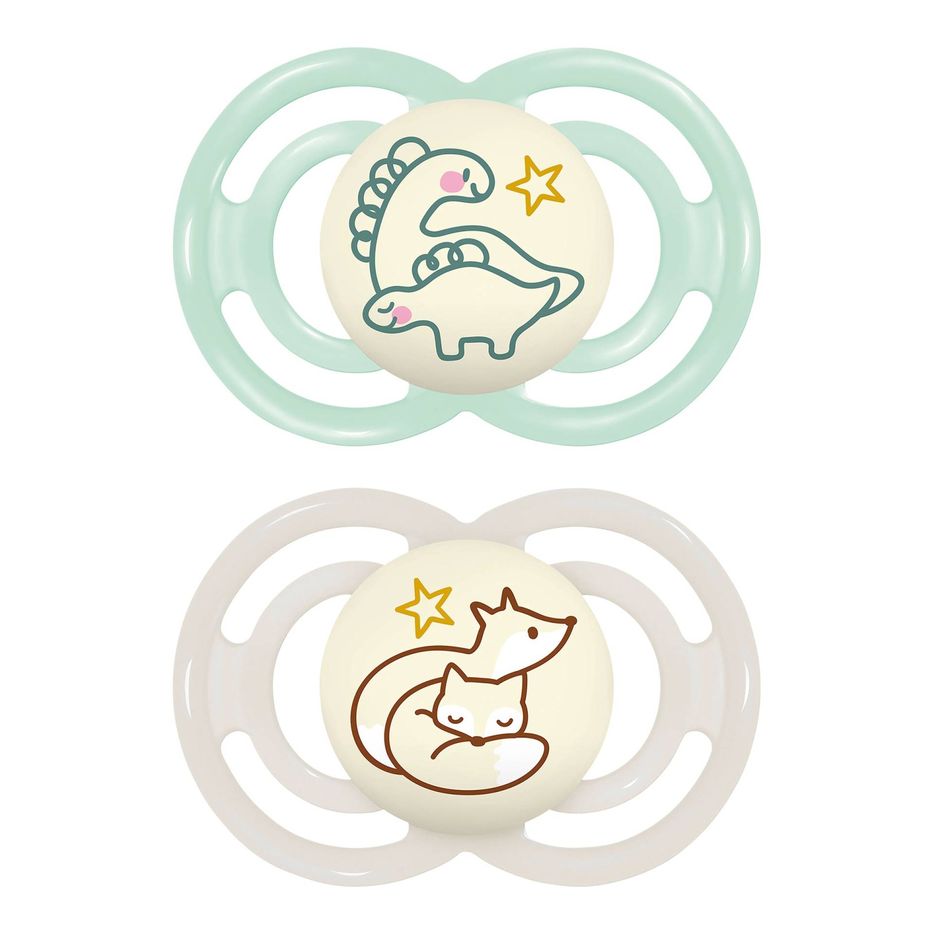 Mam 2er-Pack Schnuller Perfect Night Silikon, 6-16M Mam 2er-Pack Schnuller Perfect Night Silikon, 6-16M von MAM