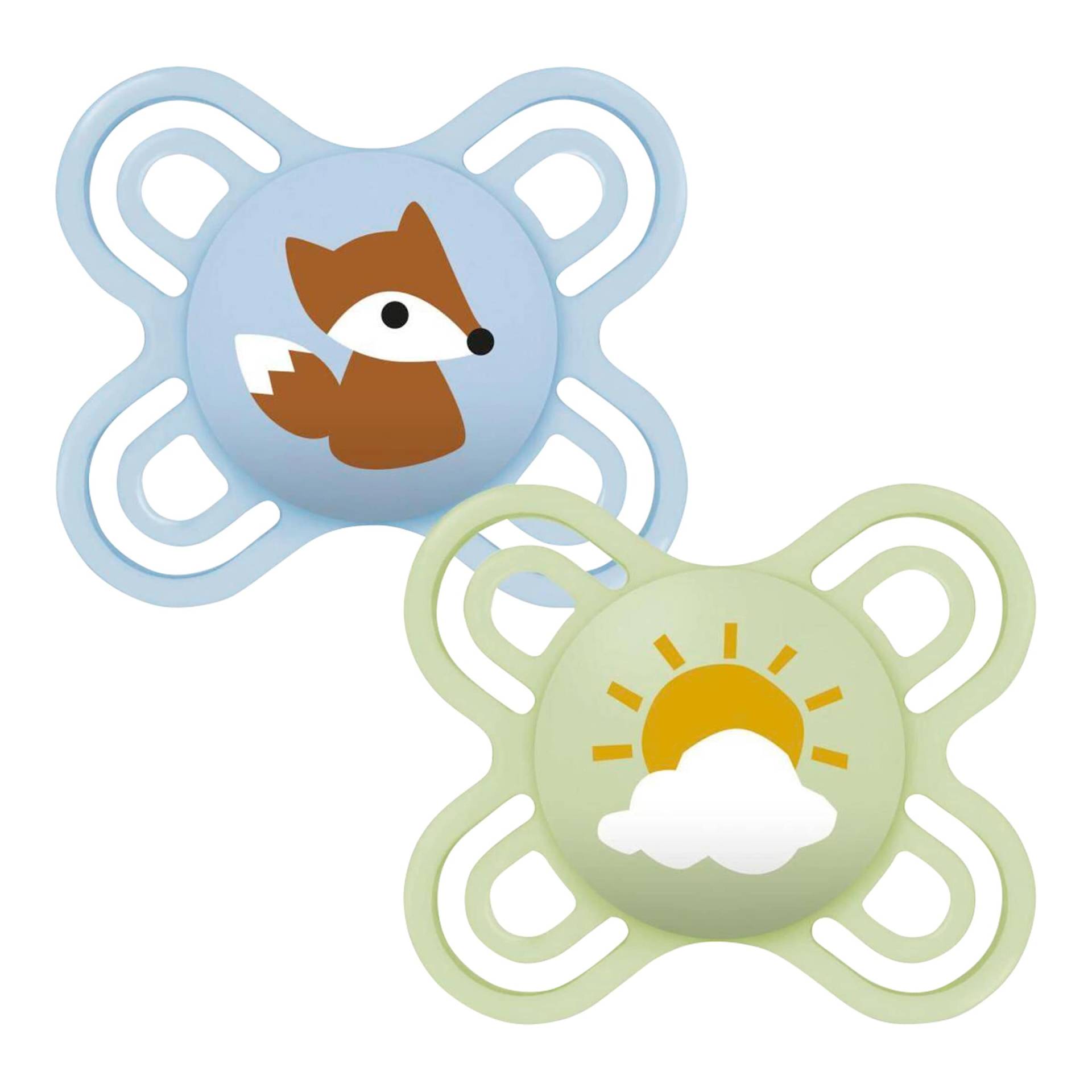 Mam 2er-Pack Schnuller Perfect Start Silikon, 0-2M von MAM