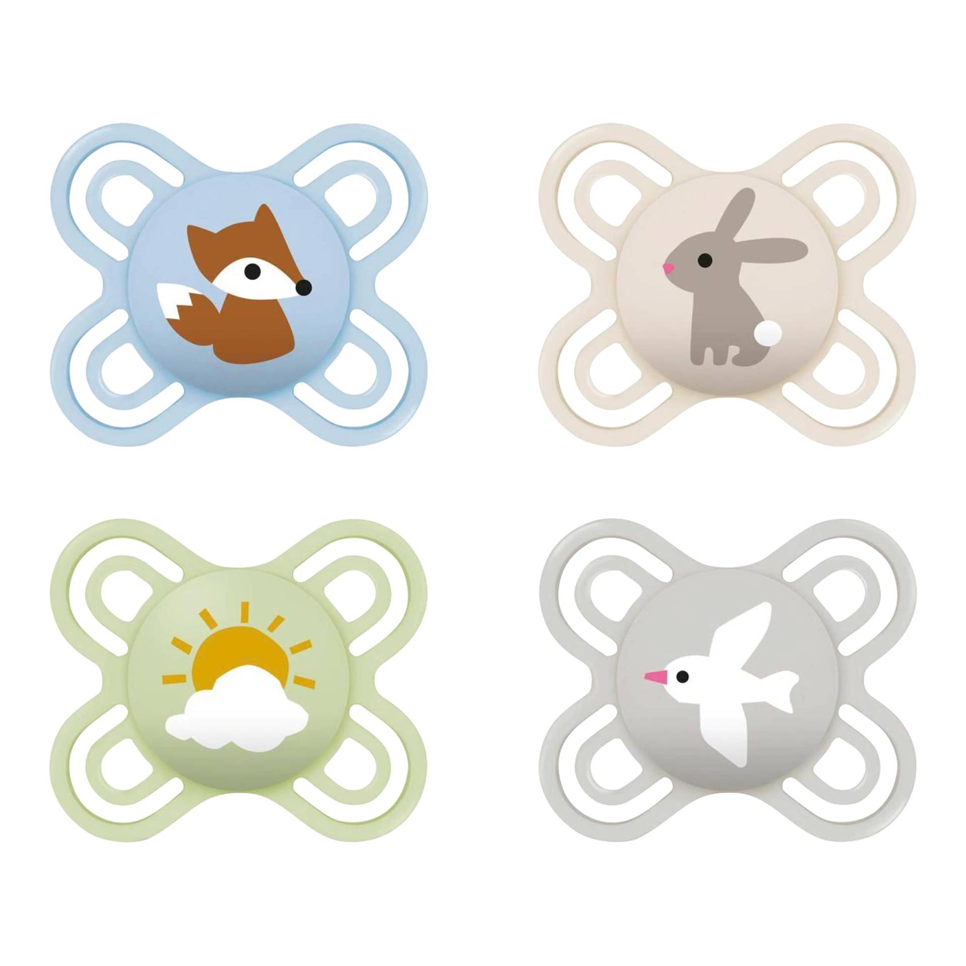 Mam 4er-Pack Schnuller Perfect Start Silikon, 0-2 M von MAM