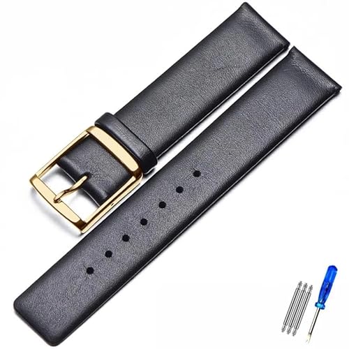 MAMA'S PEARL Lederarmband Passend For CK K2G211K2G231K2Y211K2Y231 Armband Mit Kettenschnalle For Herren Und Damen, 16 Mm, 18 Mm, 20 Mm, 22 Mm Armband(Celestial Teal,16mm) von MAMA'S PEARL