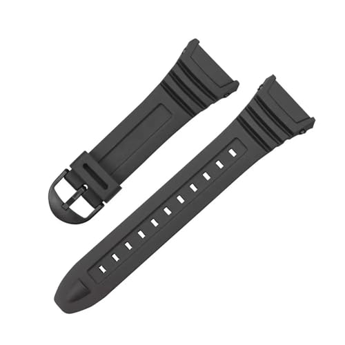 MAMA'S PEARL Uhrenarmband Passend For C-asio W-96H Armband Silikon Sportarmbänder Ersatzarmbänder Edelstahl Dornschließe Correas Zubehör von MAMA'S PEARL