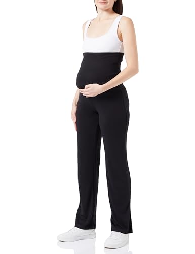 MAMA.LICIOUS Damen MLCAYLYN Wide JRS Pants A. Umstandshose, Black, Medium von MAMA.LICIOUS