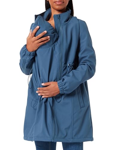 MAMA.LICIOUS Damen MLNELLA 4IN1 Softshell Jacket A. Jacke, Blau, S von MAMA.LICIOUS