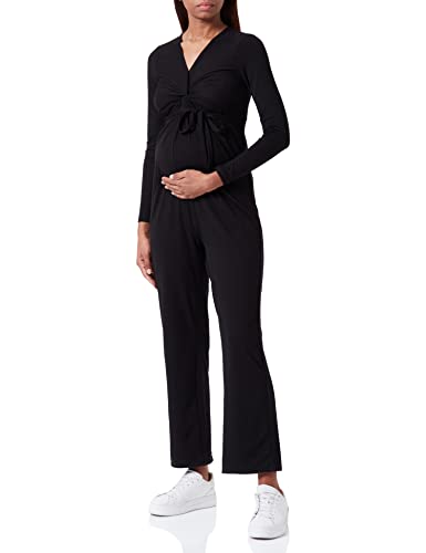 MAMA.LICIOUS Damen MLRYLAN TESS LS JRS 2F A. Jumpsuits, Black, L von MAMA.LICIOUS